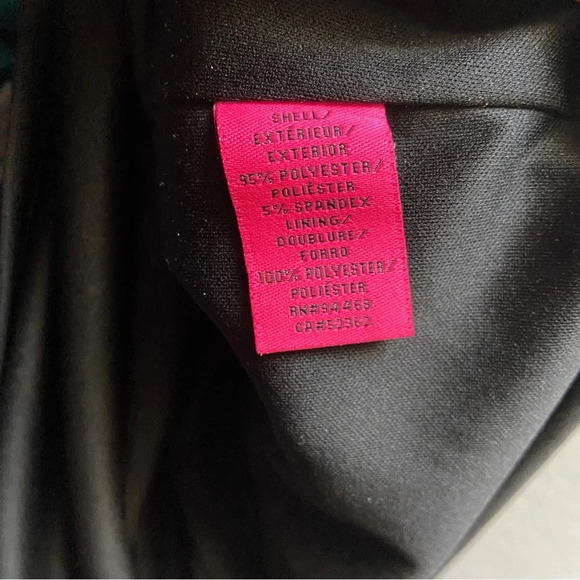 Betsey Johnson Black Floral Midi short sleeve Dress Sz 4 - Picture 12 of 15